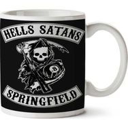 Art Hediye Hells Satans By İki Tarafı Baskılı Kupa Bardak
