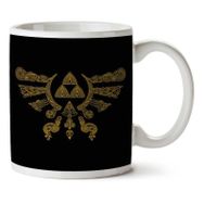 Art Hediye Henna Hylian Symbol Zelda İki Tarafı Baskılı Kupa Bardak
