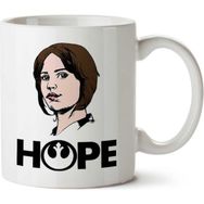 Art Hediye Hope Jyn Erso Star Wars Rogue One İki Tarafı Baskılı Kupa Bardak