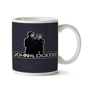 Art Hediye I Am Locked John-Locked By Iki Tarafı Baskılı Kupa Bardak
