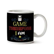 Art Hediye I Geek Therefore I Am Gaming İki Tarafı Baskılı Kupa Bardak