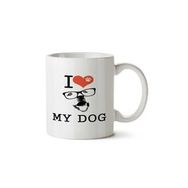 Art Hediye I Love My Dog 2 İki Tarafı Baskılı Kupa
