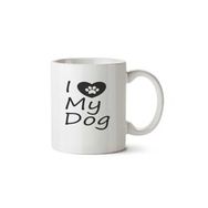 Art Hediye I Love My Dog 3 İki Tarafı Baskılı Kupa