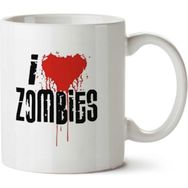 Art Hediye I Love Zombies İki Tarafı Baskılı Kupa