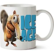 Art Hediye Ice Age Buz Devri 4 İki Tarafı Baskılı Kupa