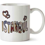 Art Hediye İstanbul 02 İki Tarafı Baskılı Kupa Bardak