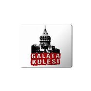 Art Hediye İstanbul Galata Kulesi Baskılı 23x19 cm Mouse Pad