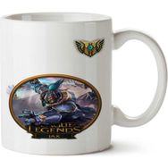 Art Hediye Jax Lol İki Tarafı Baskılı Beyaz Kupa