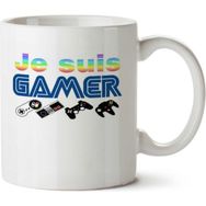 Art Hediye Je Suis Gamer İki Tarafı Baskılı Kupa Bardak