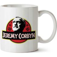 Art Hediye Jeremy Corbyn Jurassic Park Logo İki Tarafı Baskılı Kupa Bardak