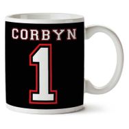 Art Hediye Jeremy Corbyn Number One 01 İki Tarafı Baskılı Kupa Bardak