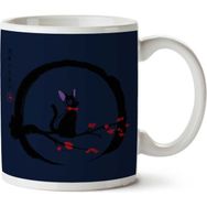 Art Hediye Jiji Under the Moon Studio Ghibli İki Tarafı Baskılı Kupa Bardak