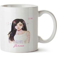 Art Hediye Jisso Blackpink İki Tarafı Baskılı Beyaz Kupa