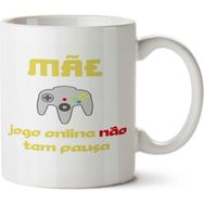 Art Hediye Jogo Online Não Tem Pausa İki Tarafı Baskılı Beyaz Kupa
