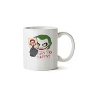 Art Hediye Joker Why So Happy İki Tarafı Baskılı Kupa Bardak
