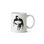 Art Hediye Justiceira O Malvado Do Punisher İki Tarafı Baskılı Beyaz Kupa