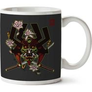 Art Hediye Kabuto Samurai Jack iki Tarafı Baskılı Kupa Bardak
