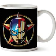 Art Hediye Kaptan Amerika Captain America İki Tarafı Baskılı Kupa Bardak