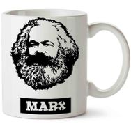 Art Hediye Karl Marx iki Tarafı Baskılı Kupa Bardak