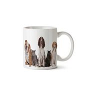 Art Hediye Kediler ve Köpekler Cats And Dog İki Tarafı Baskılı Kupa Bardak