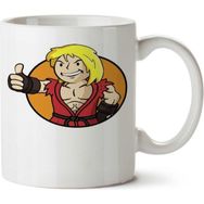 Art Hediye Ken Vault Boy İki Tarafı Baskılı Beyaz Kupa