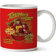 Art Hediye Kerosene Loops Turbo Man Jingle All The Way Cereal İki Tarafı Baskılı Kupa Bardak
