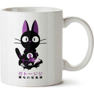 Art Hediye Kikis Delivery Service Cat Magic İki Tarafı Baskılı Beyaz Kupa
