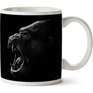 Art Hediye King Gorilla iki Tarafı Baskılı Kupa Bardak