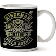 Art Hediye Kingsmen Secret Service Field Agent İki Tarafı Baskılı Kupa Bardak