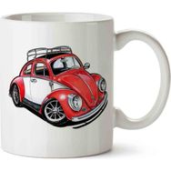 Art Hediye Kırmızı Volkswagen Kupa Bardak