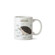 Art Hediye Kirpi Anatomisi Hedgehog Anatomy Kupa Bardak