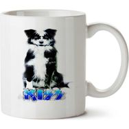 Art Hediye Kiss Dog İki Tarafı Baskılı Beyaz Kupa