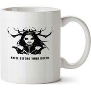 Art Hediye Kneel Before Yoru Queen İki Tarafı Baskılı Kupa