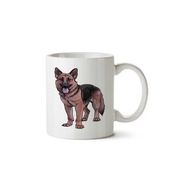 Art Hediye Köpek Dog Alman Kurdu İki Tarafı Baskılı Kupa Bardak