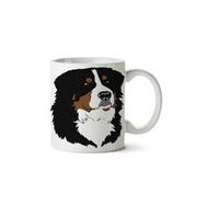 Art Hediye Köpek Dog Bernese Mountain Dog Australian Shepherd İki Tarafı Baskılı Kupa Bardak