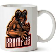Art Hediye Krampus İki Tarafı Baskılı Kupa Bardak