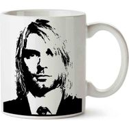 Art Hediye Kurt Cobain Silhouette Kupa Bardak