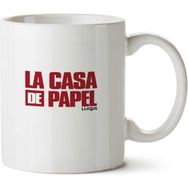 Art Hediye La Casa De Papel Dizayn İki Tarafı Baskılı Kupa Bardak