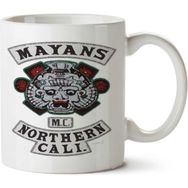 Art Hediye Lançamento Mayans Mc 2018 İki Tarafı Baskılı Kupa Bardak