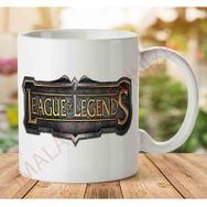 Art Hediye League-Of-Legends-Png-File Iki Tarafı Baskılı Kupa Bardak