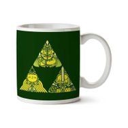 Art Hediye Legend Of Zelda Triforce 01 İki Tarafı Baskılı Kupa Bardak