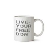 Art Hediye Live Your Free Don İki Tarafı Baskılı Kupa Bardak