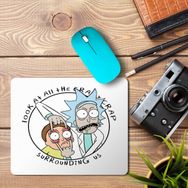 Art Hediye Look At All the Crap Surrounding Us Baskılı 23x19 cm Mouse Pad