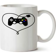 Art Hediye Love Game İki Tarafı Baskılı Kupa Bardak