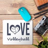 Art Hediye Love Voleyball Baskılı 23x19 cm Mouse Pad