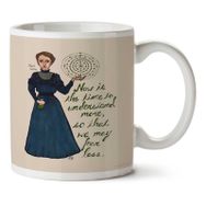 Art Hediye Marie Curie İki Tarafı Baskılı Kupa Bardak