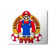 Art Hediye Mario Gym Baskılı 23x19 cm Mouse Pad