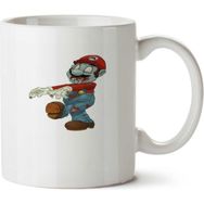 Art Hediye Mario Zumbi İki Tarafı Baskılı Kupa Bardak