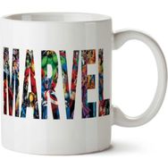 Art Hediye Marvel Amblem İki Tarafı Baskılı Kupa Bardak