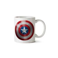 Art Hediye Marvel Captain America Kalkan İki Tarafı Baskılı Kupa Bardak